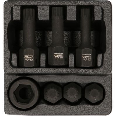 515.1171 KS TOOLS 1//2/" Force-Bit-douilles XZN m14 bref