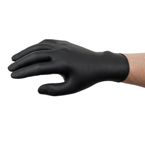 ansell black nitrile gloves